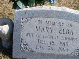 Mary Elba Unknown Thompson