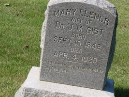 Mary Eleanor Thomas Gist Mary Eleanor Thomas Gist