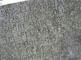 Mary Elizabeth Ahern