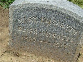 Mary Elizabeth Bliss Haskell Mary Elizabeth Bliss Haskell