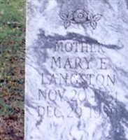 Mary Elizabeth Bragg Langston Mary Elizabeth Bragg Langston