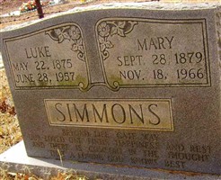 Mary Elizabeth Burden Simmons