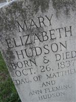 Mary Elizabeth Hudson