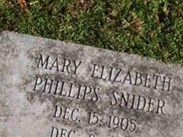 Mary Elizabeth Phillips Snider