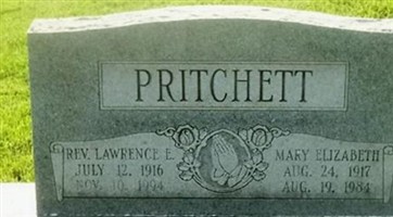 Mary Elizabeth Pritchett Mary Elizabeth Pritchett