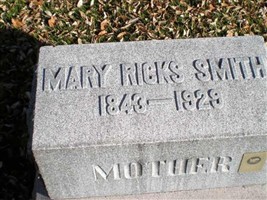 Mary Elizabeth Ricks Smith Mary Elizabeth Ricks Smith