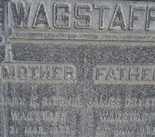 Mary Elizabeth Ritchie Wagstaff Mary Elizabeth Ritchie Wagstaff