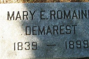 Mary Elizabeth Romaine Demarest Mary Elizabeth Romaine Demarest