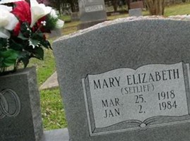 Mary Elizabeth (Setliff) Lackey Mary Elizabeth (Setliff) Lackey