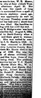 Mary Ellen (Bridgewater) Harris