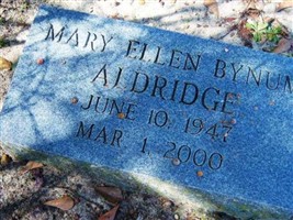 Mary Ellen Bynum Aldridge