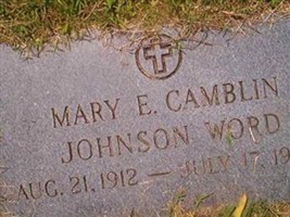 Mary Ellen Camblin-Johnson Word Mary Ellen Camblin-Johnson Word