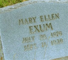 Mary Ellen Exum Mary Ellen Exum