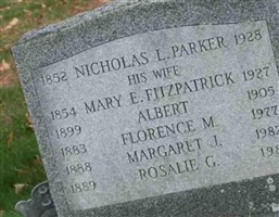 Mary Ellen Fitzpatrick Parker Mary Ellen Fitzpatrick Parker