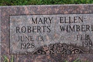 Mary Ellen Roberts Wimberly