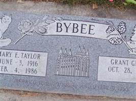 Mary Ellen Taylor Bybee