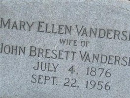 Mary Ellen Vandersluis Mary Ellen Vandersluis