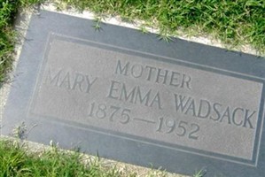 Mary Emma Potter Wadsack Mary Emma Potter Wadsack