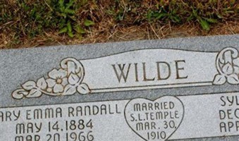 Mary Emma Randall Wilde