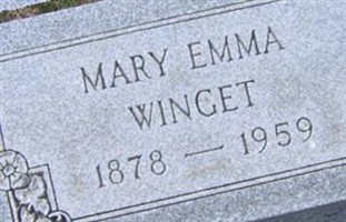 Mary Emma Winget Mary Emma Winget