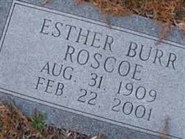 Mary Esther Burr Roscoe Mary Esther Burr Roscoe
