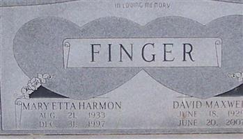 Mary Etta Harmon Finger
