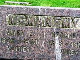 Mary Evalena McManemy Mary Evalena McManemy