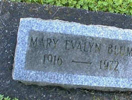 Mary Evalyn Blum Mary Evalyn Blum