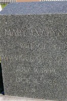 Mary Evalyn Isennock Mary Evalyn Isennock