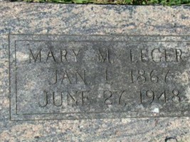 Mary M. Everett Swisher Leger Mary M. Everett Swisher Leger