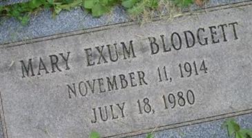 Mary Exum Blodgett