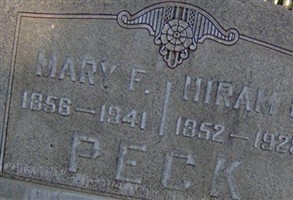 Mary F Greene Peck Mary F Greene Peck