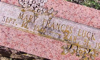 Mary Fraances Luck