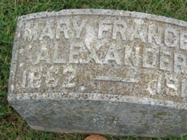 Mary Frances Alexander