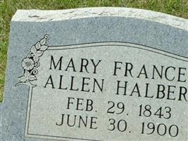 Mary Frances Allen Halbert