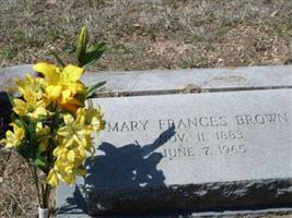 Mary Frances Barrows Brown