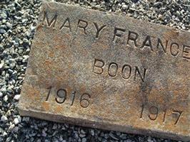 Mary Frances Boone