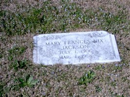 Mary Frances Nix Jackson