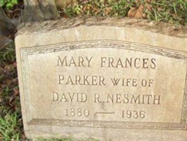 Mary Frances Parker Nesmith Mary Frances Parker Nesmith