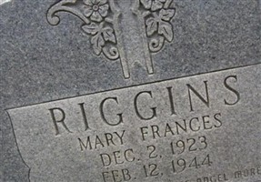 Mary Frances Riggins