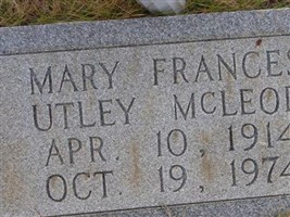Mary Frances Utley McLeod
