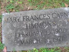 Mary Francis Carney Timmons