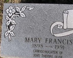 Mary Francis Cartwright Mary Francis Cartwright