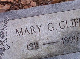 Mary G Cliff