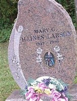 Mary G. Haines Larson Mary G. Haines Larson