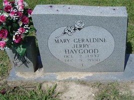 Mary Geraldine "Jerry" Haygood Mary Geraldine "Jerry" Haygood