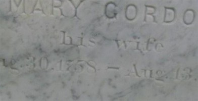Mary Gordon Frye Mary Gordon Frye