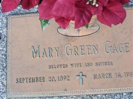 Mary Green Gage