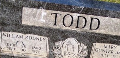 Mary Lee Gunter Jackson Todd