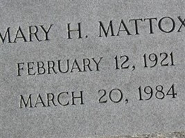 Mary H Mattox Mary H Mattox